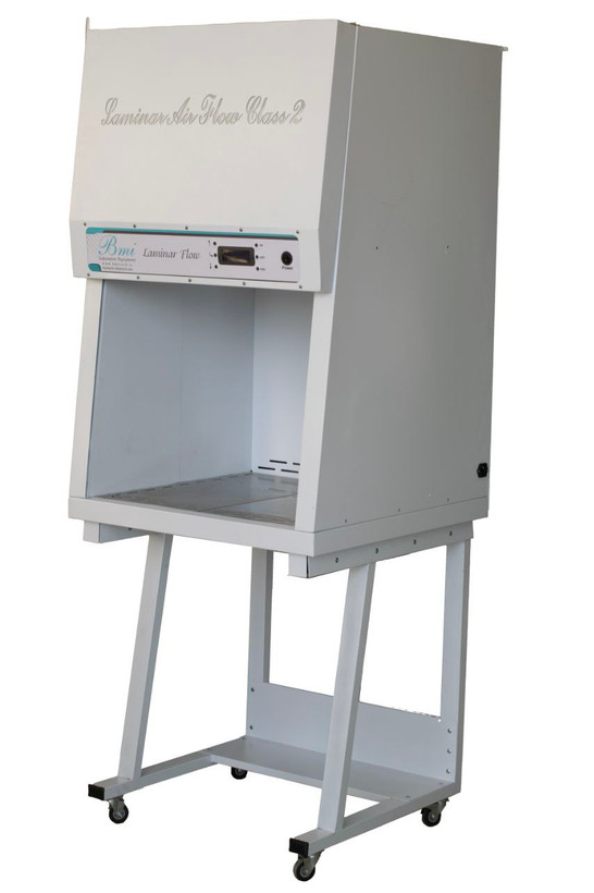 هود لامینار کلاس ۲ با کف استیل ۳۰۴ و فیلتر HEPA